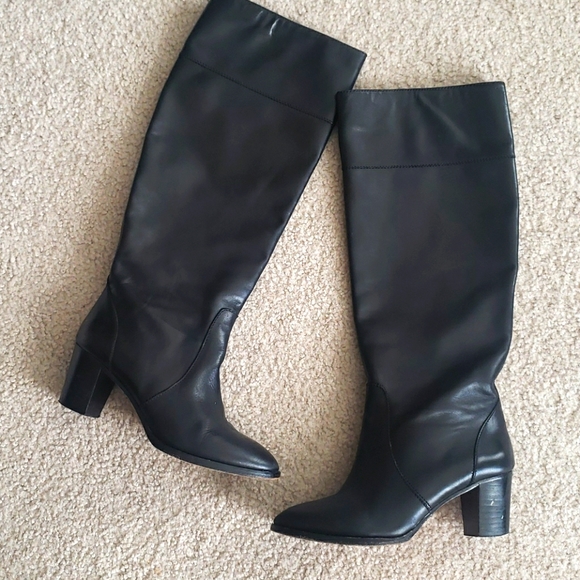 J. Crew Shoes - J. Crew Black Heeled boots Size 7.5